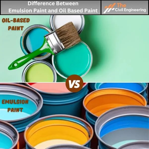 Difference Between Emulsion Paint and Oil Based Paint