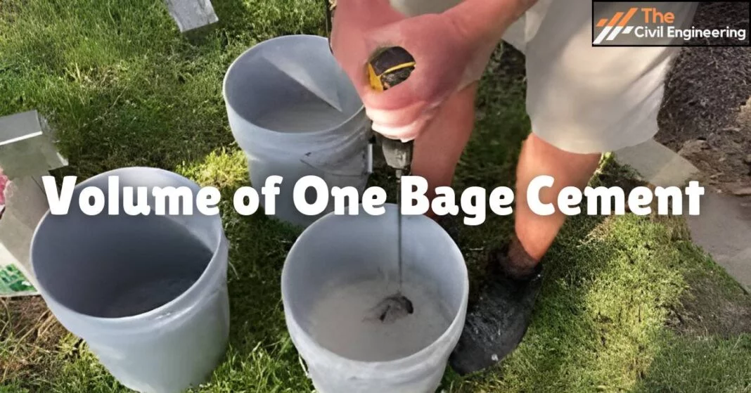 Volume of One Bag Cement