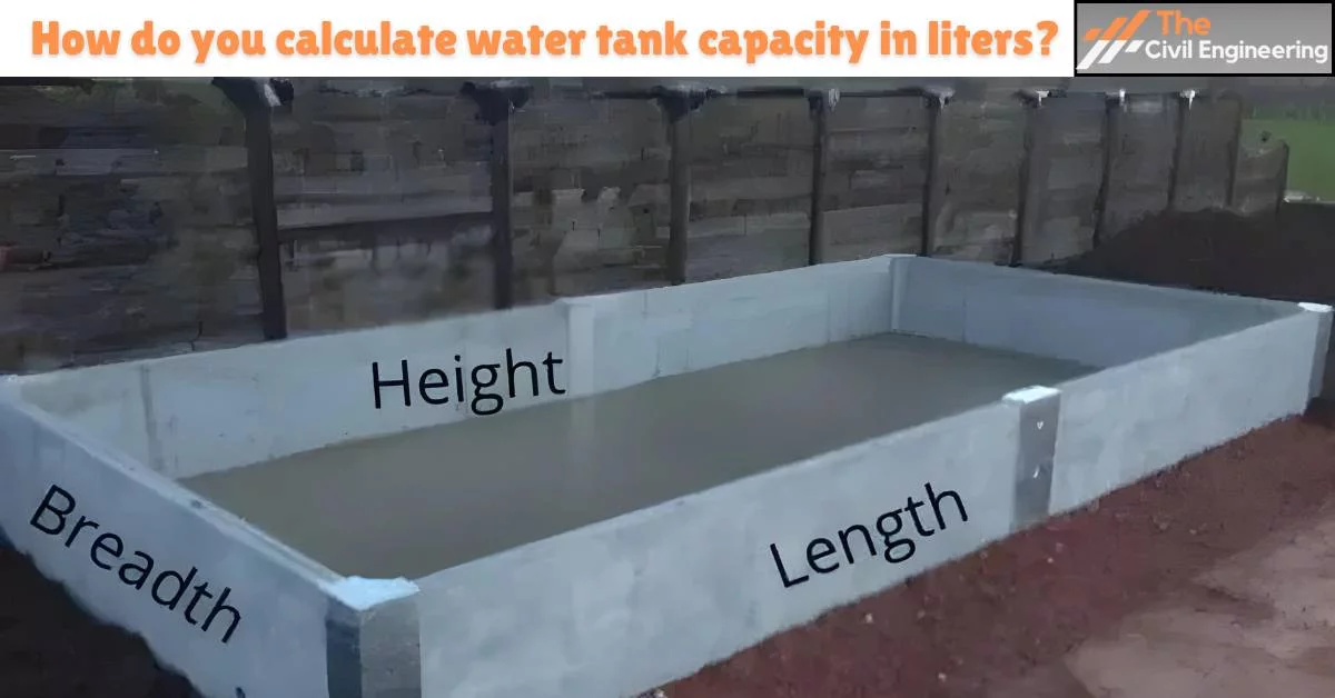 How To Calculate Water Tank Capacity in Liters?