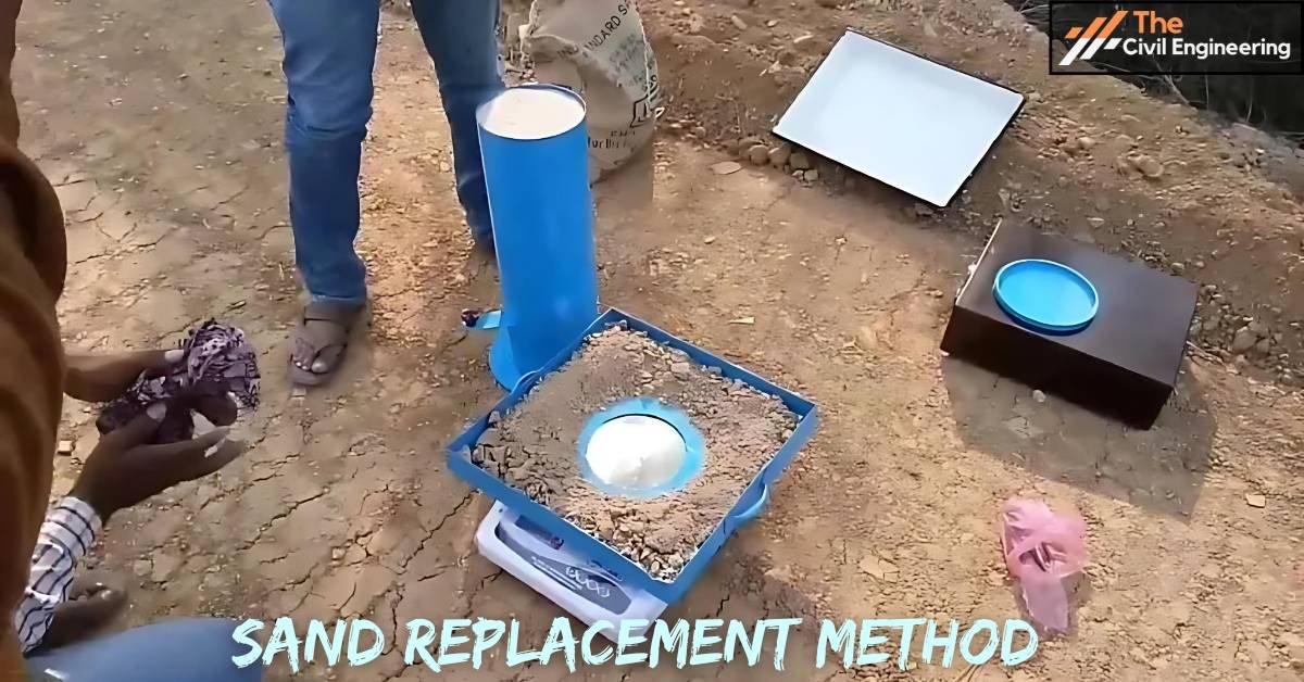 sand replacement method