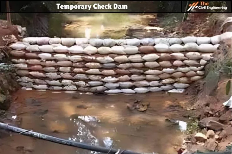 Temporary Check Dam