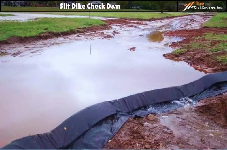 Silt Dike Check Dam