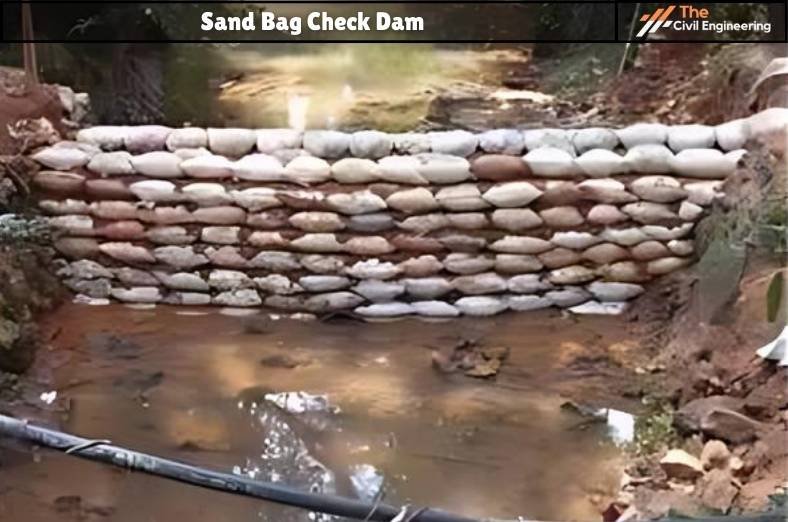 Sand Bag Check Dam