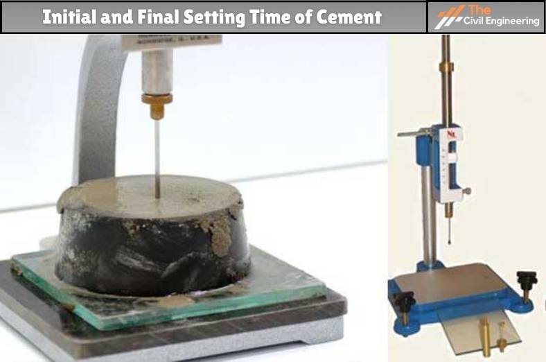 Initial and Final Setting Time of Cement