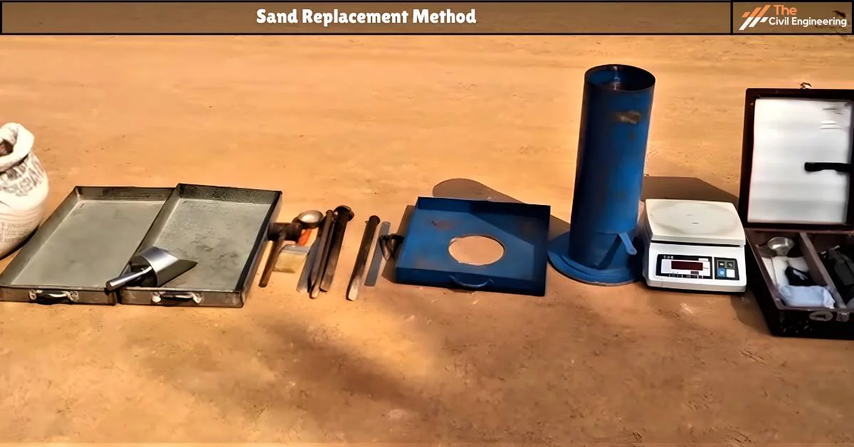 sand replacement method