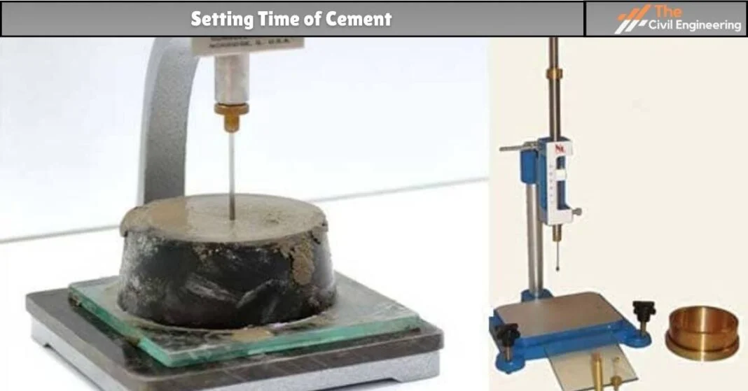 setting time of cement