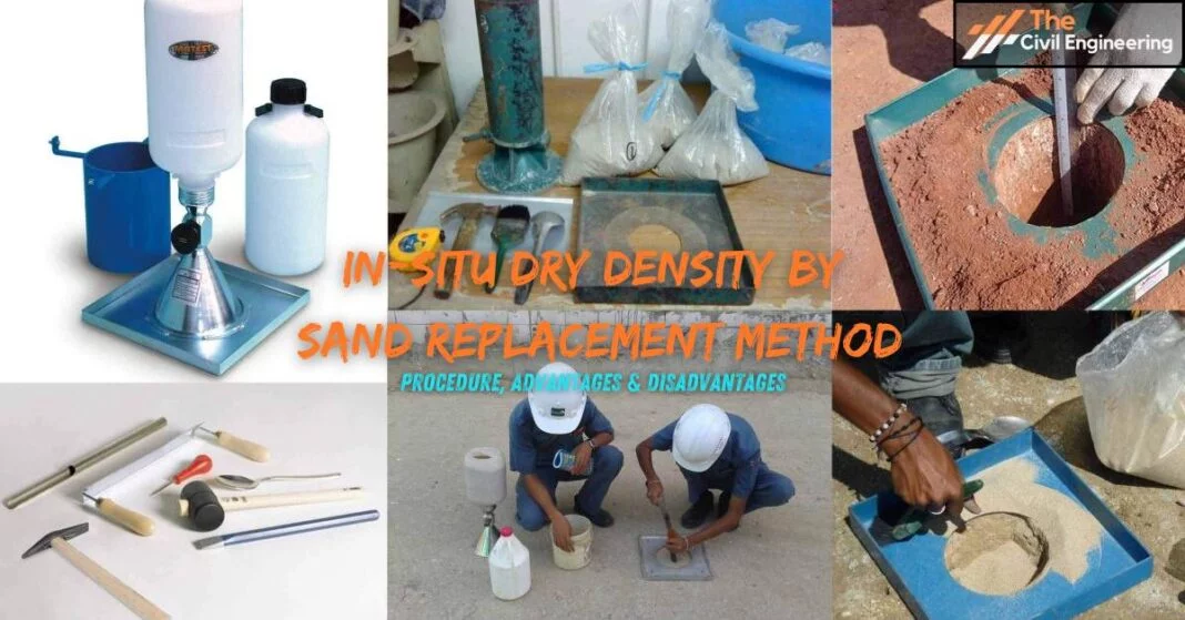 sand replacement method