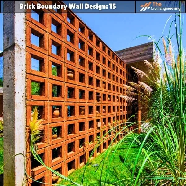 Brick Boundary Wall : 15 Designs, Important Details & Standard Height Save this picture! Minx House / lb+mr - Exterior Photography© Favaro Jr. Save this picture!Minx House / lb+mr - Image 37 of 37Lateral facade