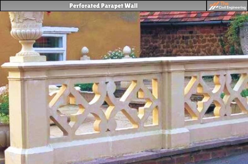 Perforated Parapet Wall