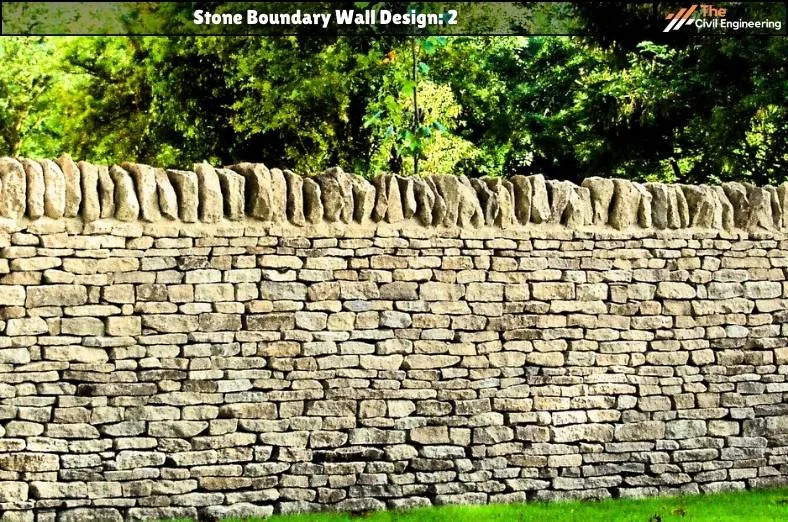 Stone Boundary Wall: 15 Stunning Designs, Key Details, and Standard Sizes