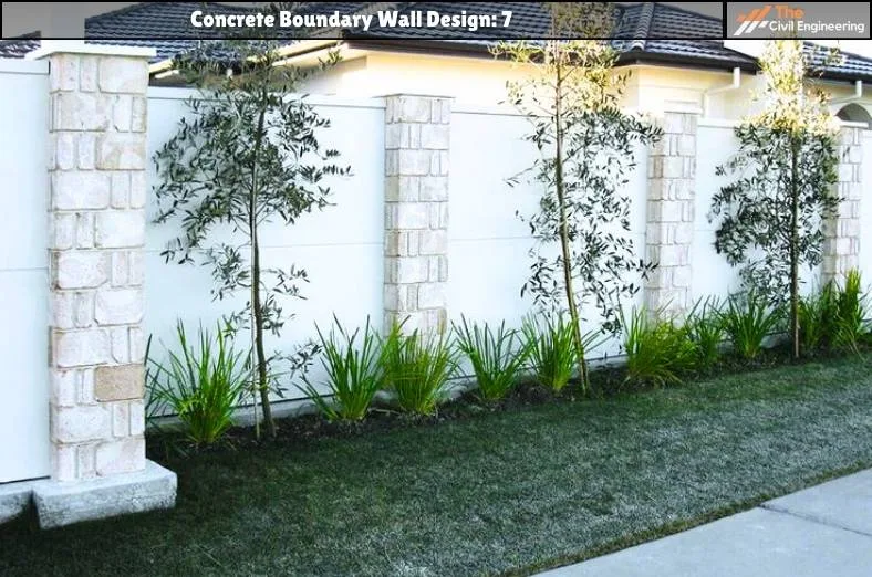 Concrete Boundary Wall: 10 Stunning Designs, Key Details, and Standard Sizes