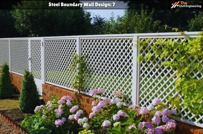 Steel Boundary Wall: 10 Stunning Designs, Key Details, and Standard Sizes