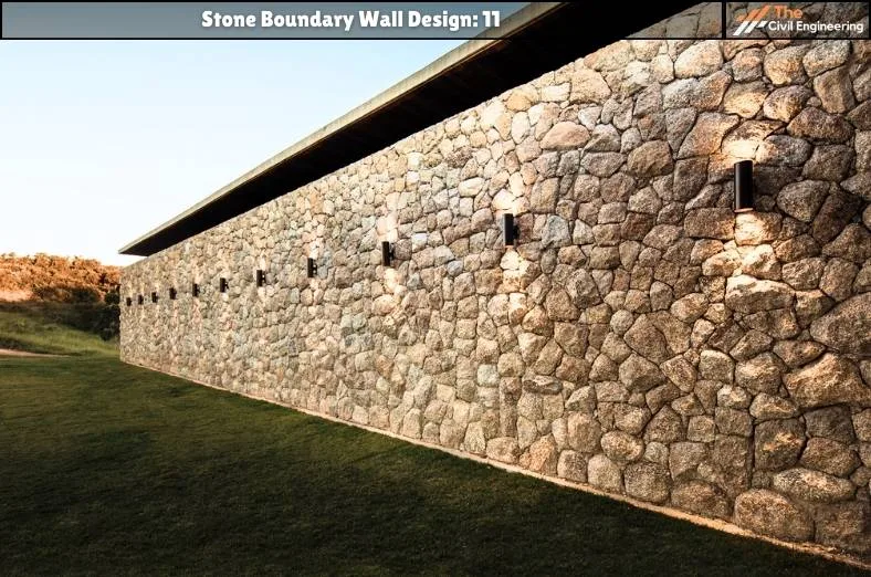Stone Boundary Wall: 15 Stunning Designs, Key Details, and Standard Sizes