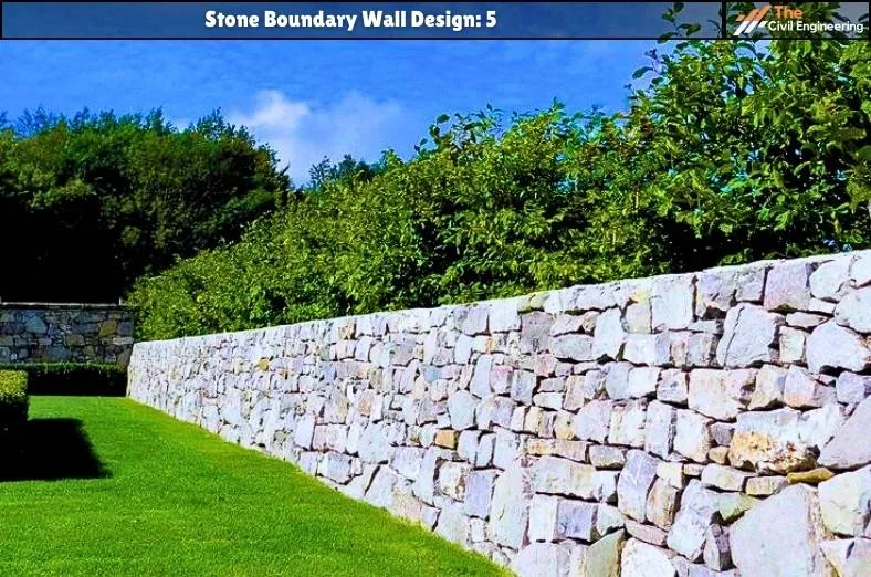 Stone Boundary Wall: 15 Stunning Designs, Key Details, and Standard Sizes