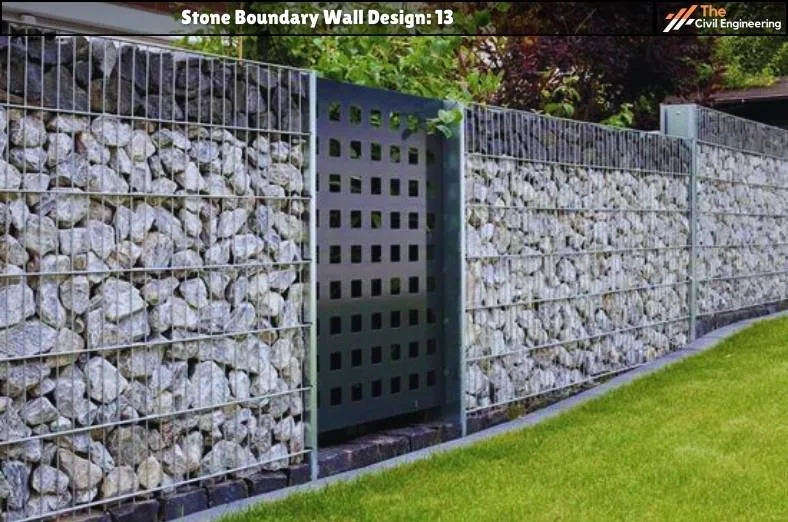 Stone Boundary Wall: 15 Stunning Designs, Key Details, and Standard Sizes