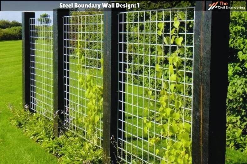Steel Boundary Wall: 10 Stunning Designs, Key Details, and Standard Sizes