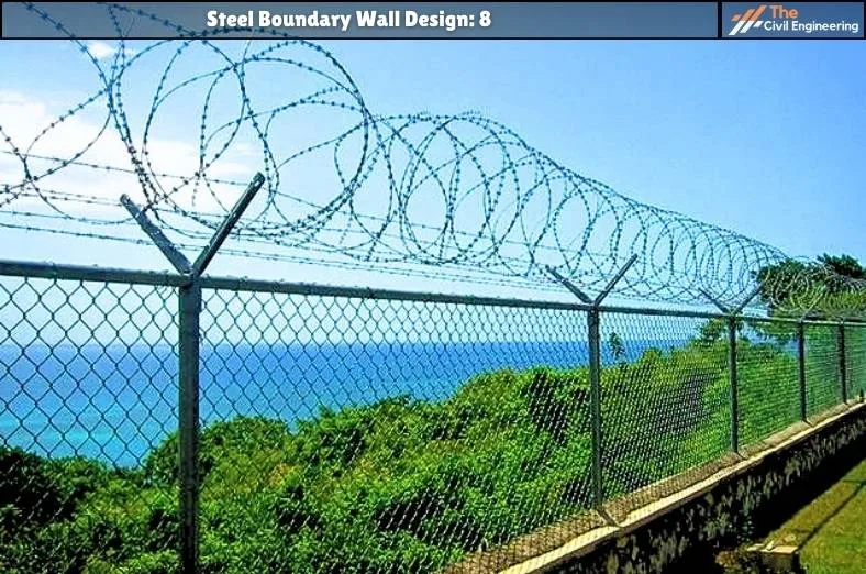 Steel Boundary Wall: 10 Stunning Designs, Key Details, and Standard Sizes