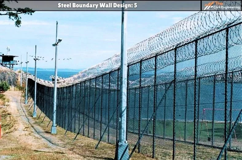Steel Boundary Wall: 10 Stunning Designs, Key Details, and Standard Sizes