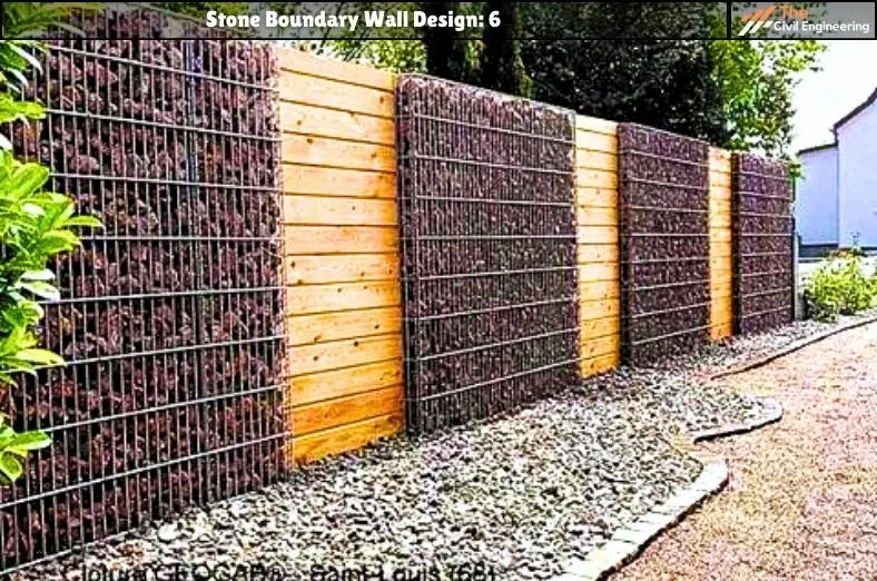 Stone Boundary Wall: 15 Stunning Designs, Key Details, and Standard Sizes