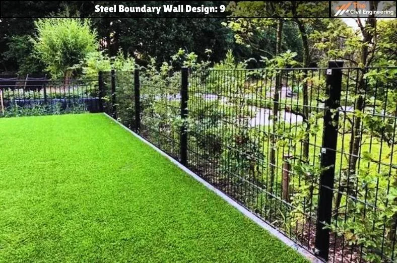 Steel Boundary Wall: 10 Stunning Designs, Key Details, and Standard Sizes