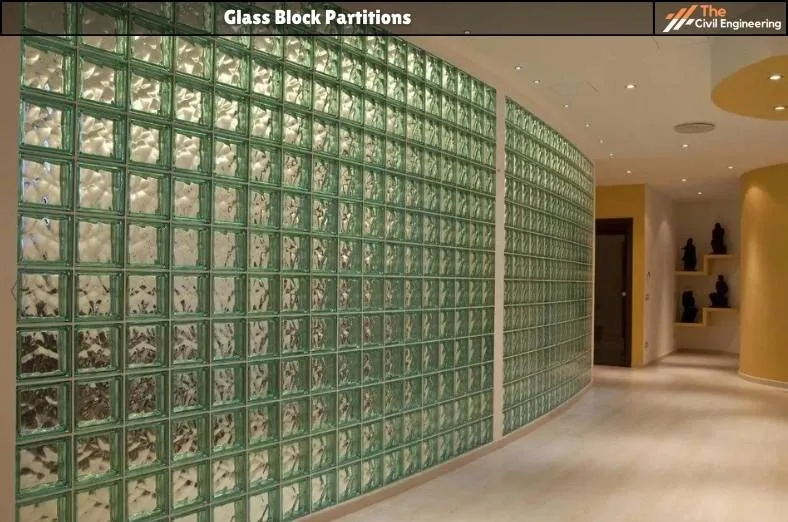 Glass Block Partitions