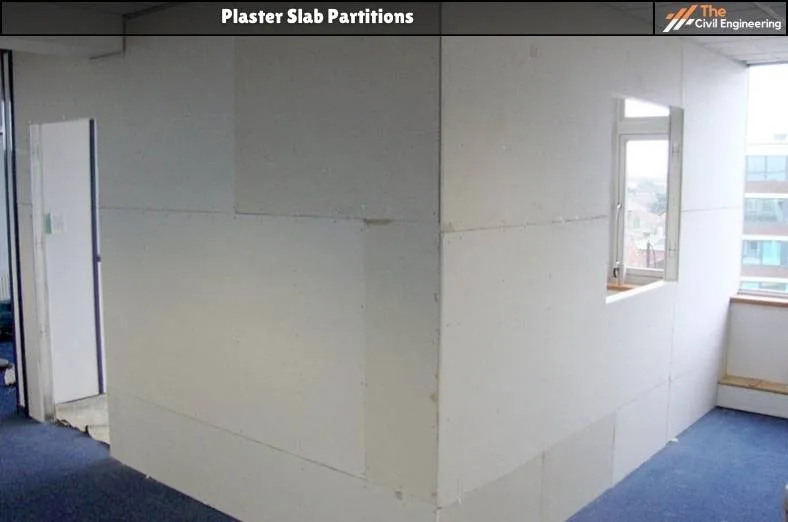 Plaster Slab Partitions