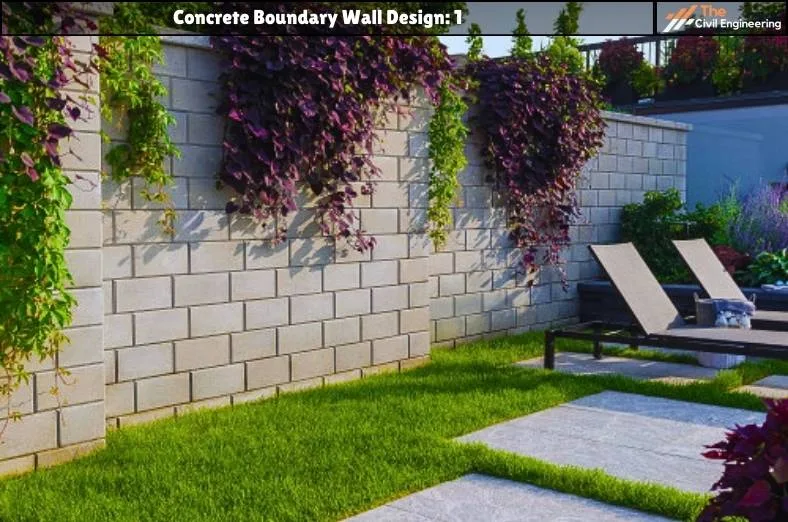 Concrete Boundary Wall: 10 Stunning Designs, Key Details, and Standard Sizes
